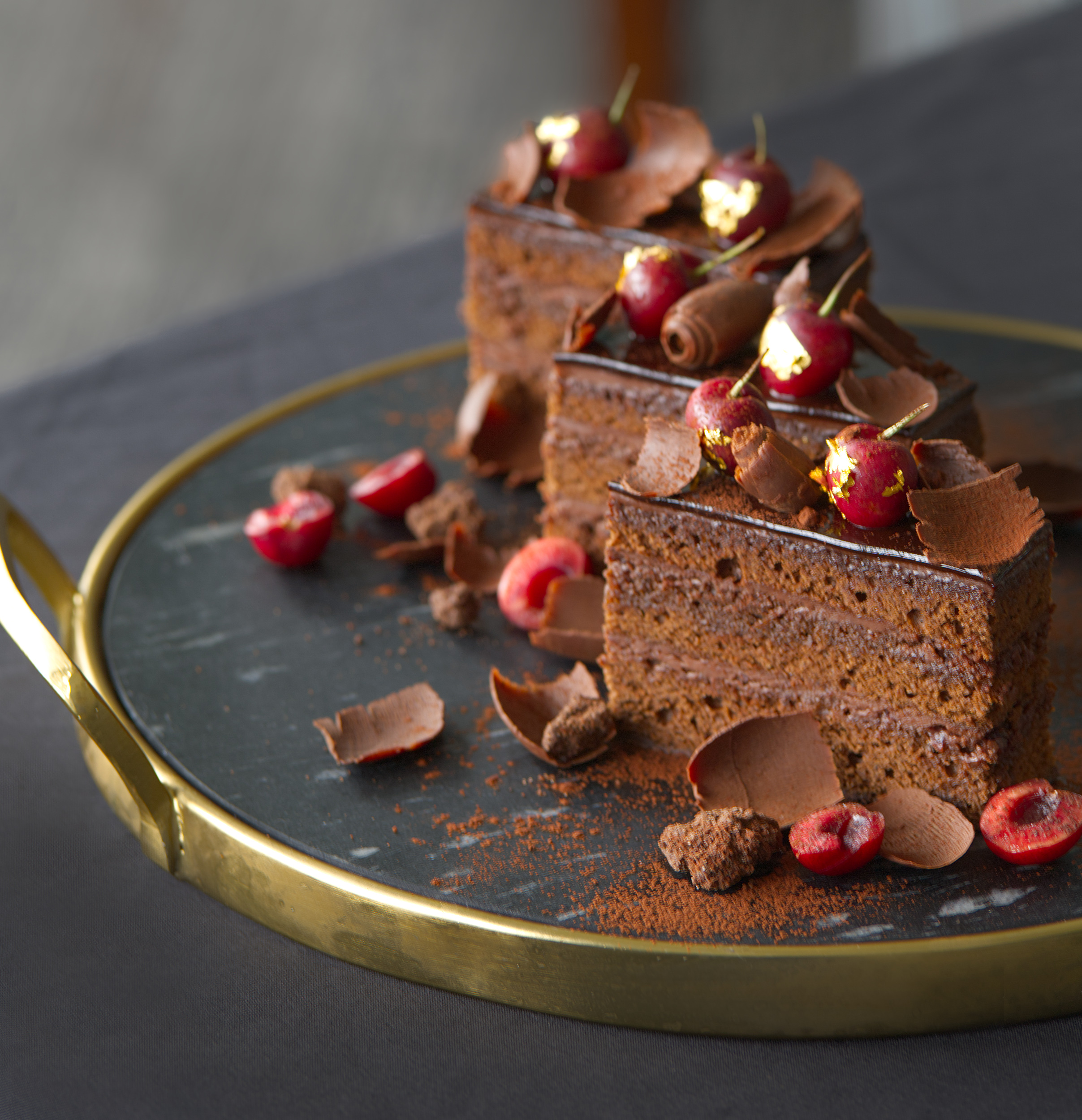 Not Evergreeen _ Chocolate and Cherry Gateau